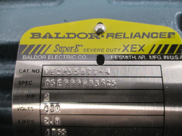 BALDOR VECP3587T-4 05E999W836C5 460V 2.8A NSNP
