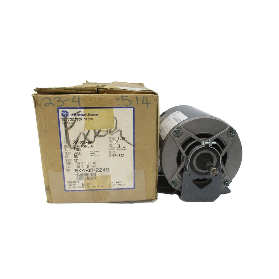GENERAL ELECTRIC 5K46KN2249 208-230/460V 5.0-4.8/2.4A NSMP