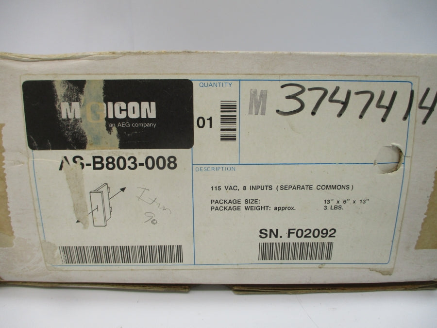 MODICON AS-B803-008 115VAC NSMP