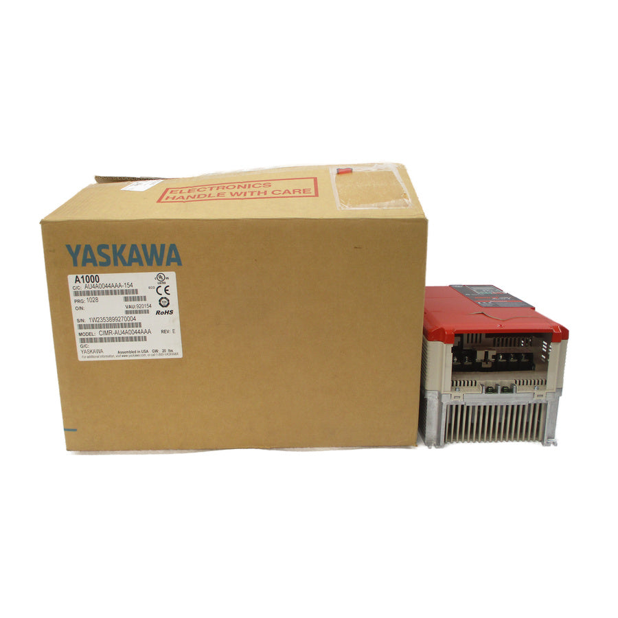 YASKAWA CIMR-AU4A0044AAA 380-480VAC 52/44A REV. E (AS PICTURED) NSMP