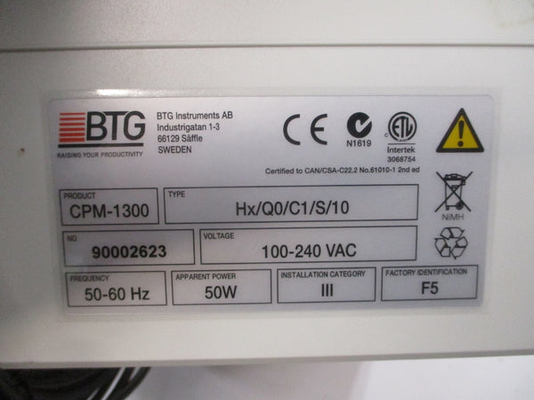 BTG CPM-1300 HX/Q0/C1/S/10 100-240VAC NSNP