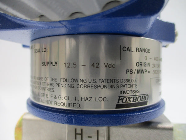 FOXBORO IDP10-D22C21F-M1L1 12.5-42VDC 3626PSI NSNP