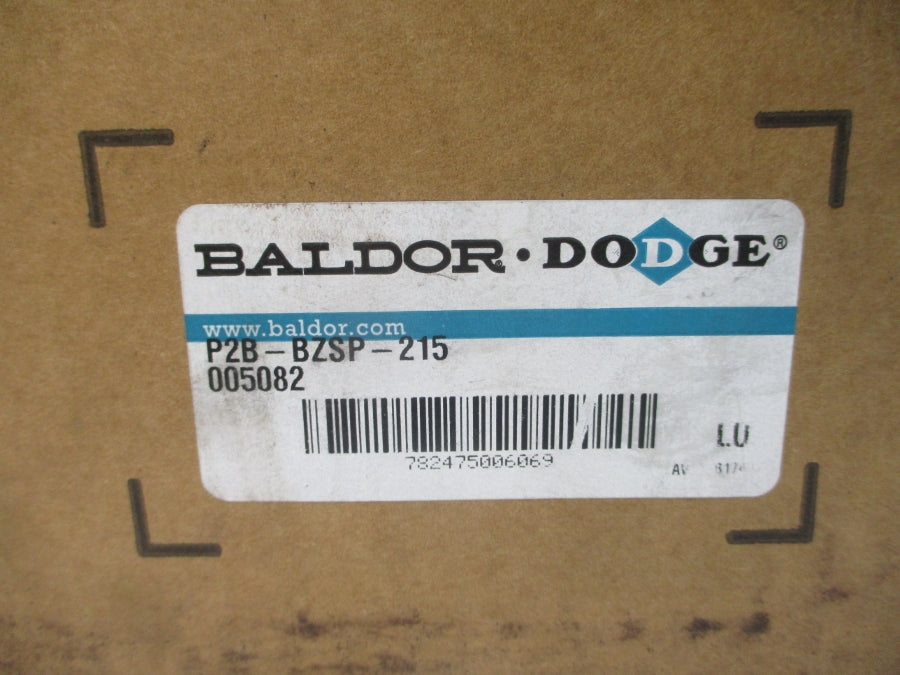 BALDOR 005082 P2B-BZSP-215 NSFS