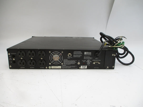 BEST POWER FORTRESS 750 05200750RU8X 110-120VAC 7.5A REV. 00 UNMP
