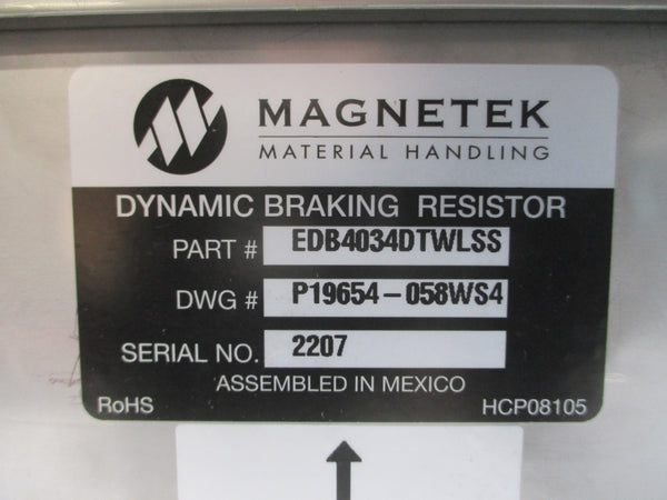 MAGNETEK EDB4034DTWLSS P19654-058WS4 NSNP