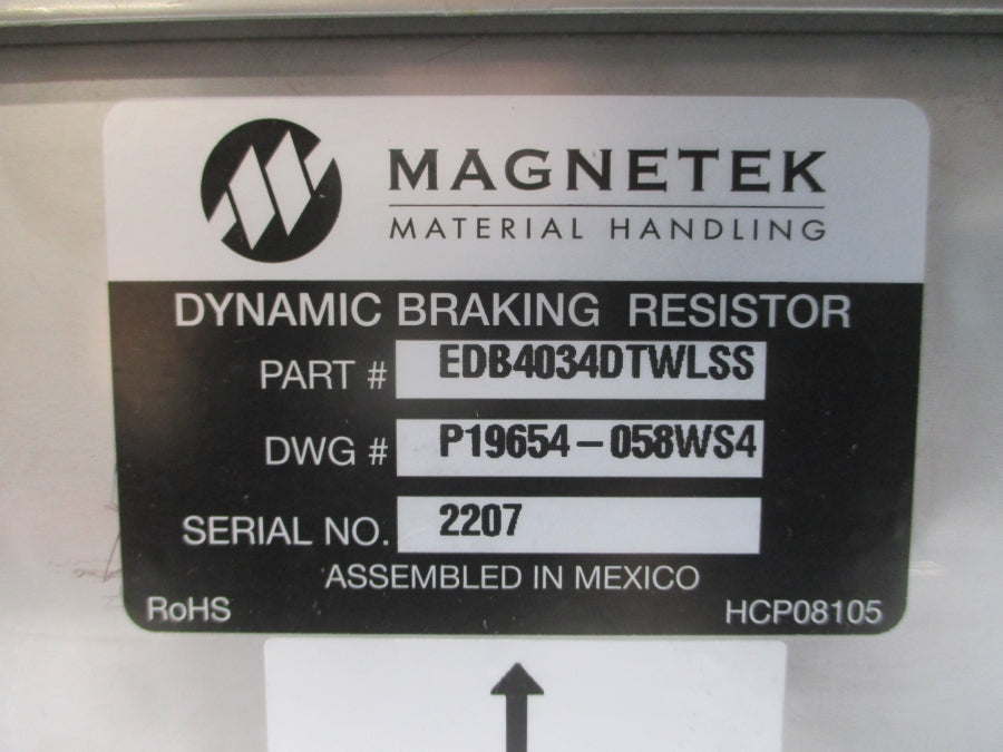 MAGNETEK EDB4034DTWLSS P19654-058WS4 NSNP