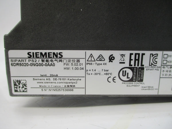 SIEMENS 6DR5020-0NG00-0AA0 35VDC NSNP