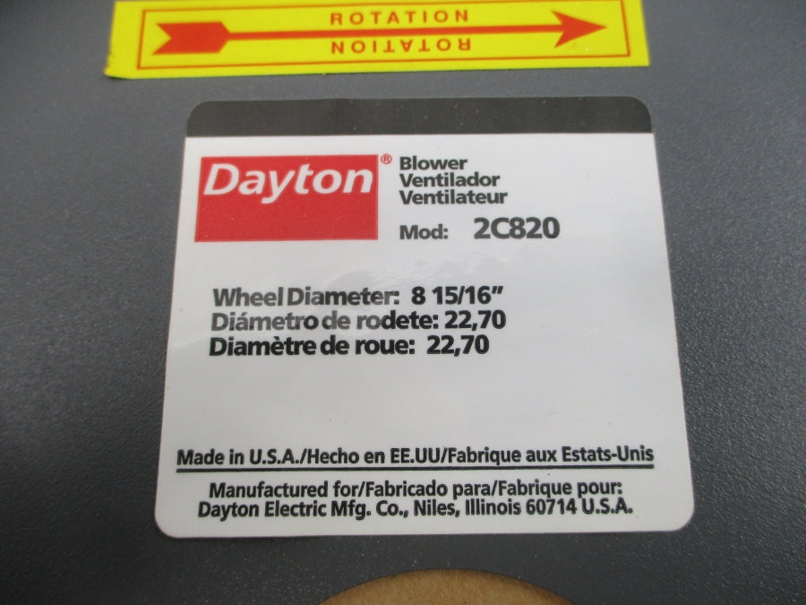 DAYTON 2C820 NSNP
