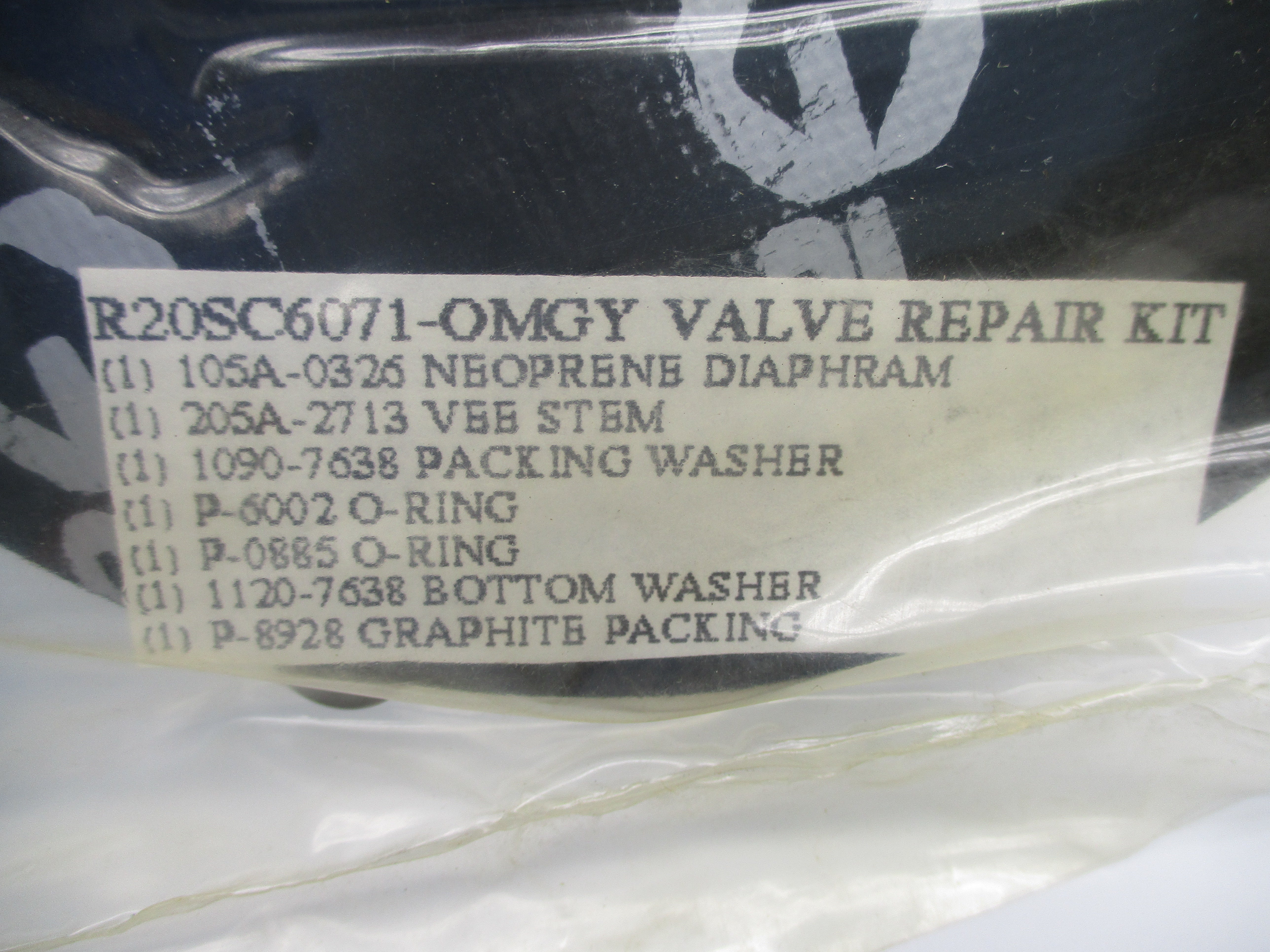 VALVE REPAIR KIT R20SC6071-OMGY NSMP