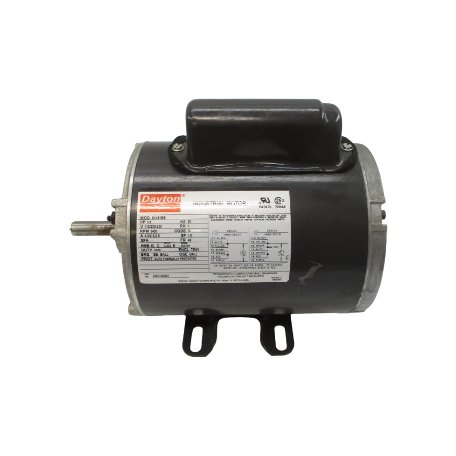 DAYTON 6K481BB 115/208-230V 4.8/2.6-2.5A NSNP