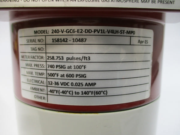 SIERRA INSTRUMENTS 240-V-GC6-E2-DD-PV1L-V4LH-ST-MP0 12-36VDC 0.025A 740PSI NSNP