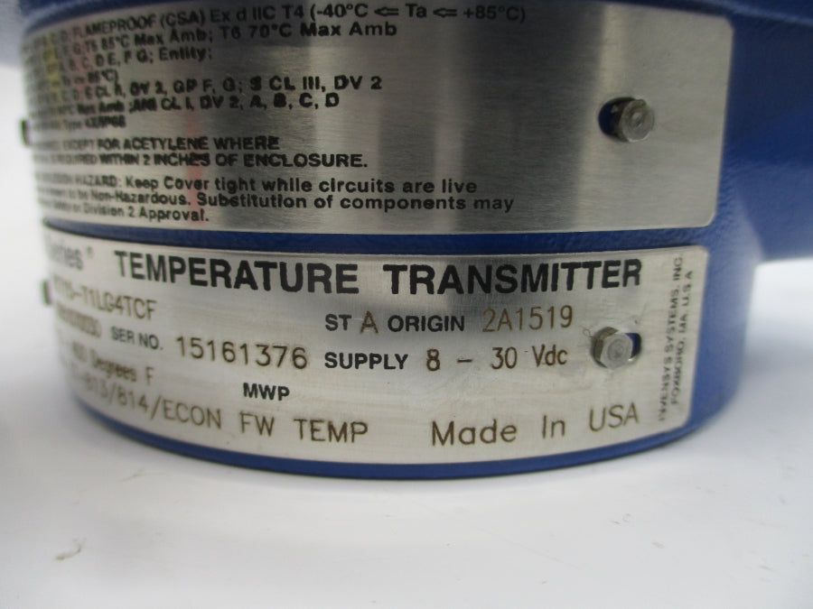 FOXBORO RTT15-T1LG4TCF 8-30VDC NSNP
