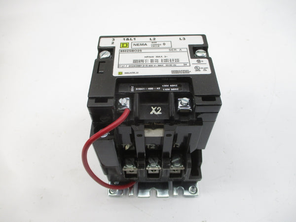 SQUARE D 8502SBO2V02S SER. A 110/120V NSMP