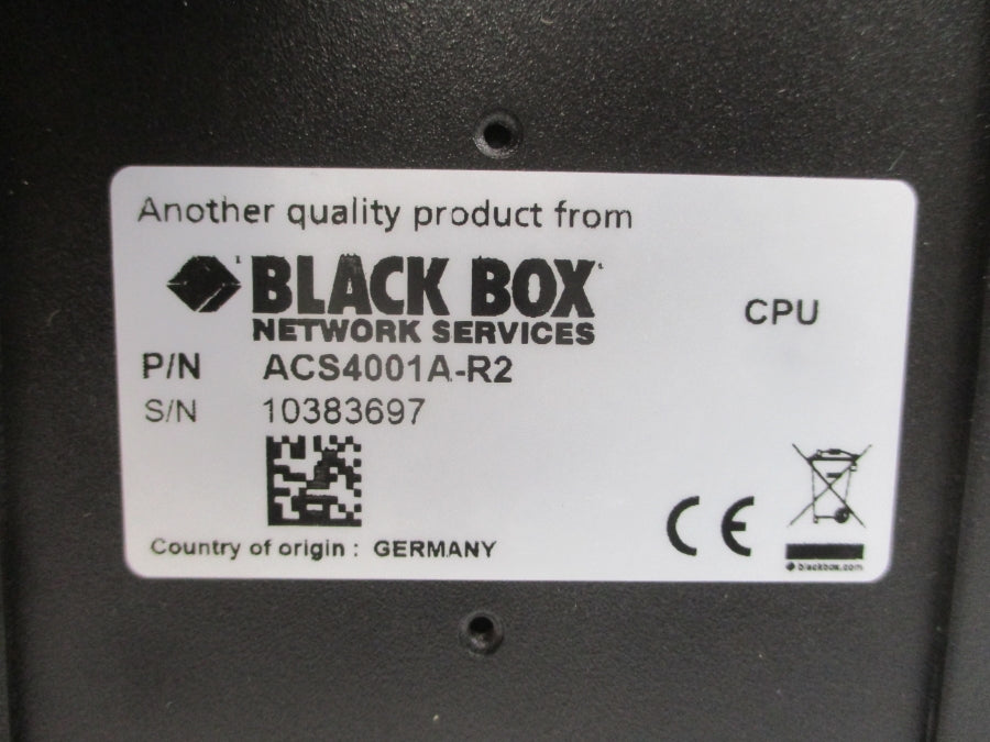 BLACK BOX ACS4001A-R2 5VDC NSMP