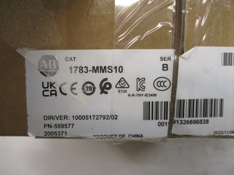 ALLEN BRADLEY 1783-MMS10 SER. B 12-48VDC 4.0A NSMP