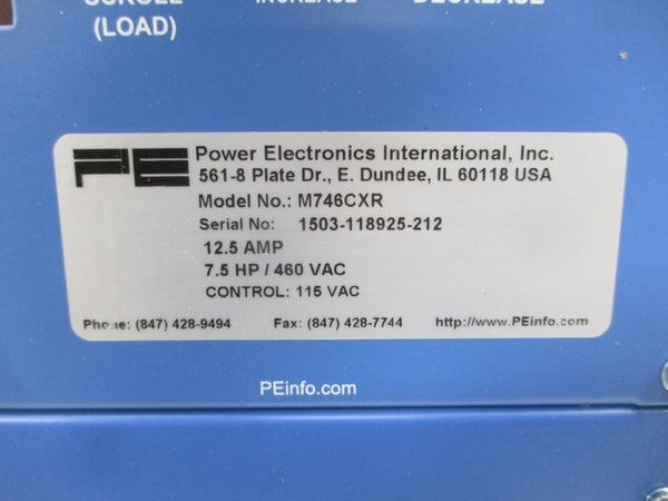 POWER ELECTRONICS M746CXR 460VAC 12.5A NSMP