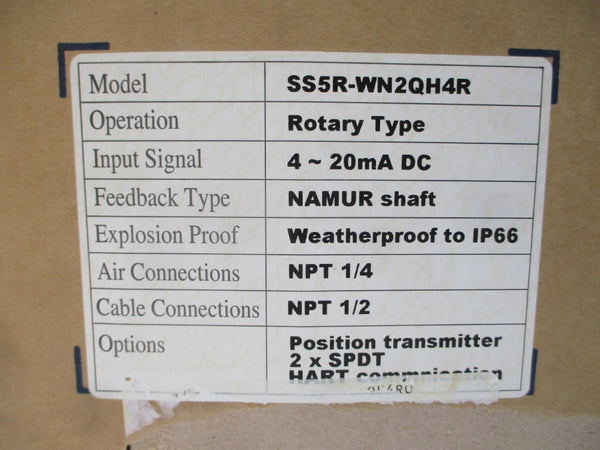 TRIAC SS5R-WN2QH4R 20-100PSI NSMP