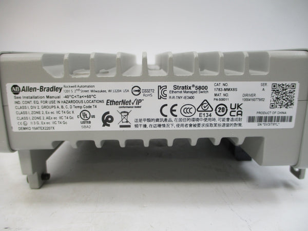 ALLEN BRADLEY 1783-MMX8S SER. A NSMP