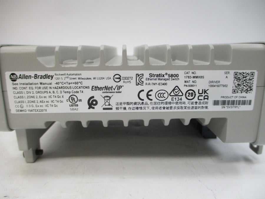ALLEN BRADLEY 1783-MMX8S SER. A NSMP