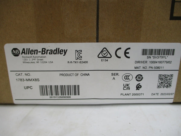 ALLEN BRADLEY 1783-MMX8S SER. A NSMP