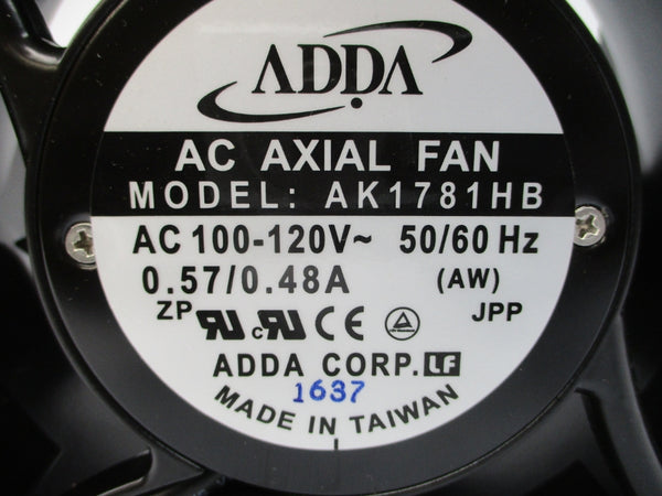 ADDA AK1781HB 100-120VAC 0.57/0.48A NSNP