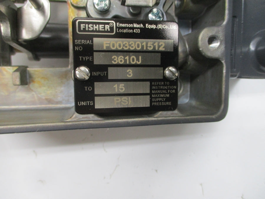 FISHER 3610J 3-15PSI NSNP