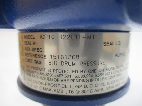 FOXBORO IGP10-T22E1F-M1 12.5-42VDC 3000PSI NSMP