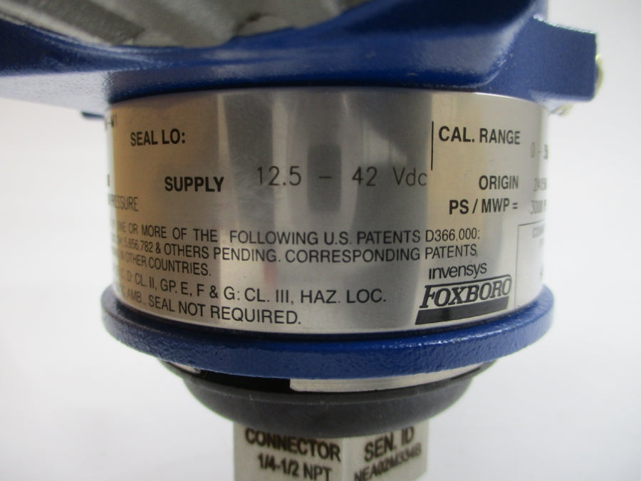 FOXBORO IGP10-T22E1F-M1 12.5-42VDC 3000PSI NSMP