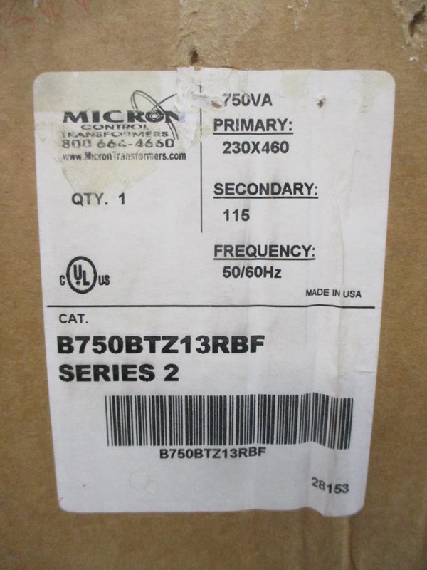 MICRON B750BTZ13RBF SER. 2 230/460V NSMP