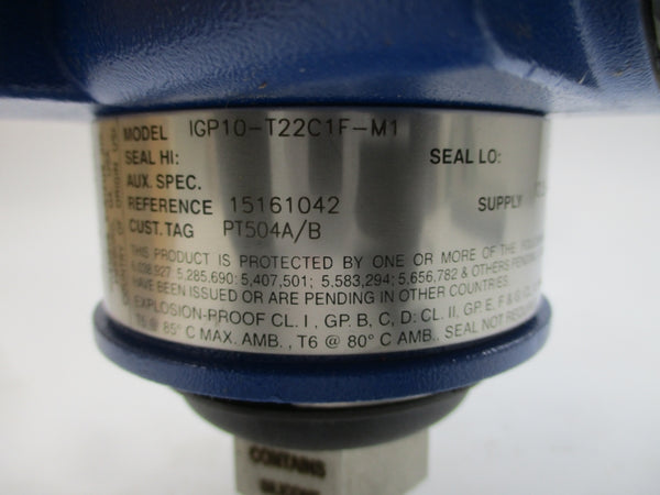 FOXBORO IGP10-T22C1F-M1 12.5-42VDC 30PSI NSMP
