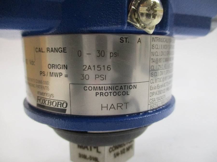 FOXBORO IGP10-T22C1F-M1 12.5-42VDC 30PSI NSMP