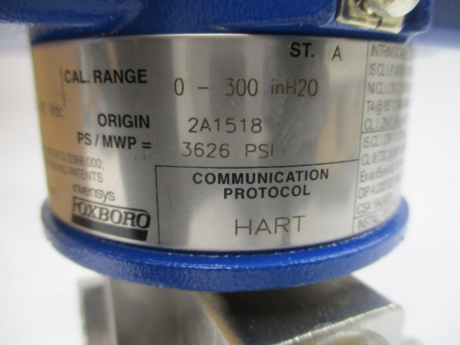 FOXBORO IDP10-T22C21F-M1 12.5-42VDC 3626PSI NSMP