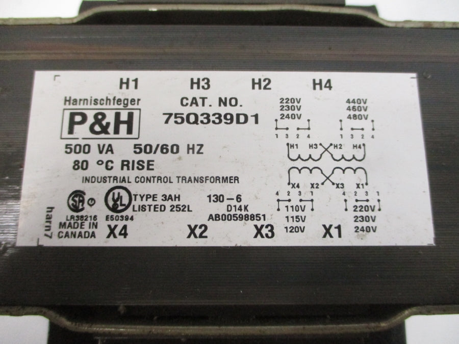P&H 75Q339D1 480V NSNP