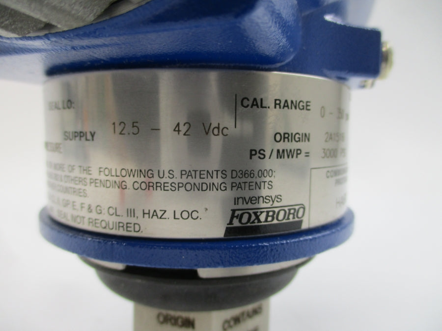 FOXBORO IGP10-T22E1F 12.5-42VDC 3000PSI NSNP