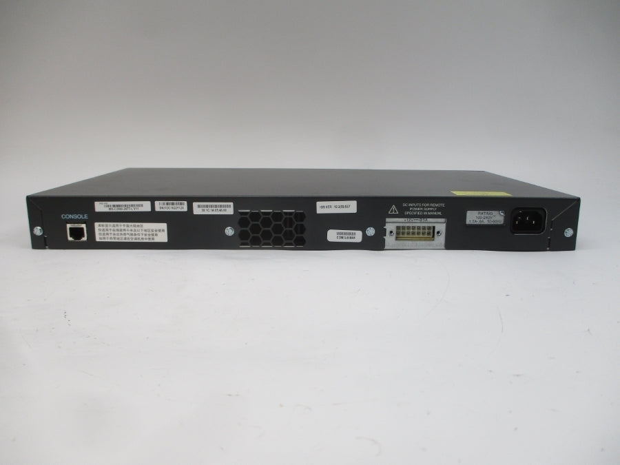 CISCO SYSTEMS 2960 WS-C2960-24TT-L 100-240V 1.3-0.8A NSNP