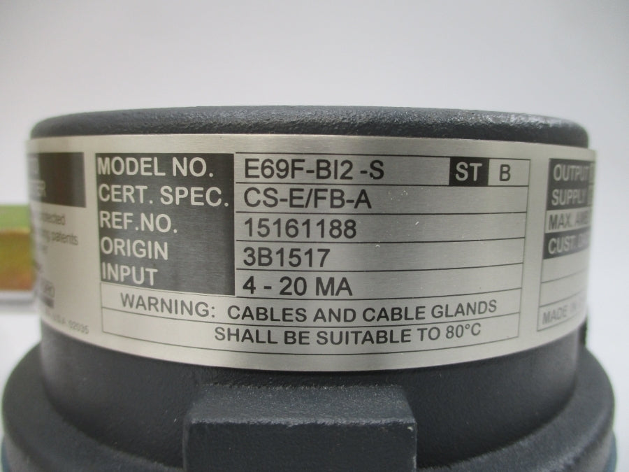 FOXBORO E69F-BI2-S 19-23PSI NSMP