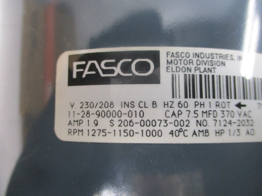 FASCO U24B1 230/208V 1.9A NSNP
