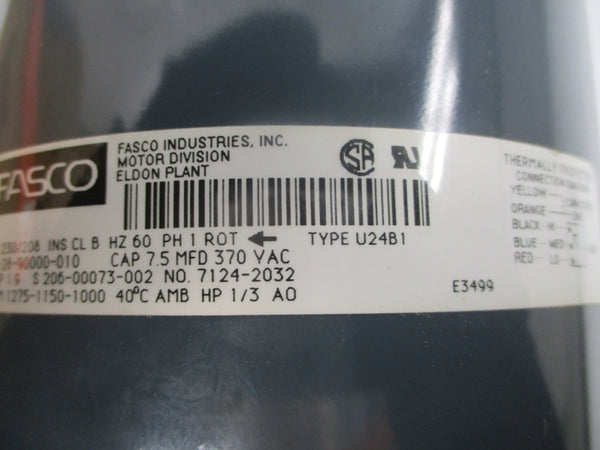 FASCO U24B1 230/208V 1.9A NSNP