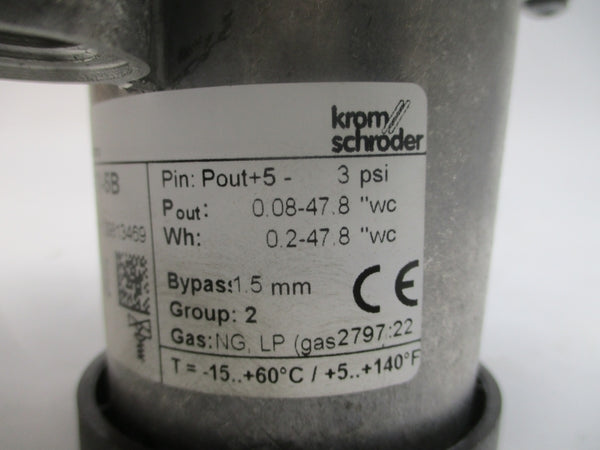 KROM SCHRODER GIK15TN02-5B 3PSI 1/2" NSNP