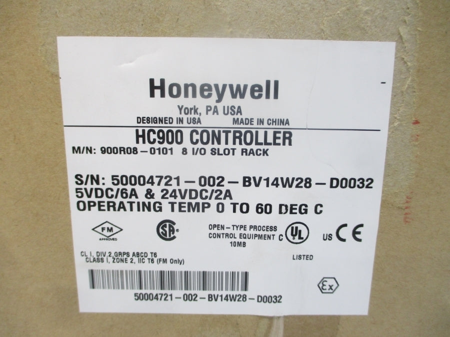 HONEYWELL 900R08-0101 HC900 5-24VDC 6/2A NSMP