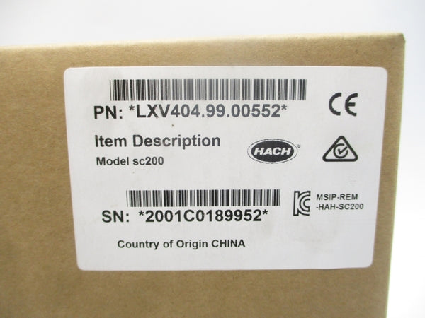 HACH LXV404.99.00552 SC200 NSFS