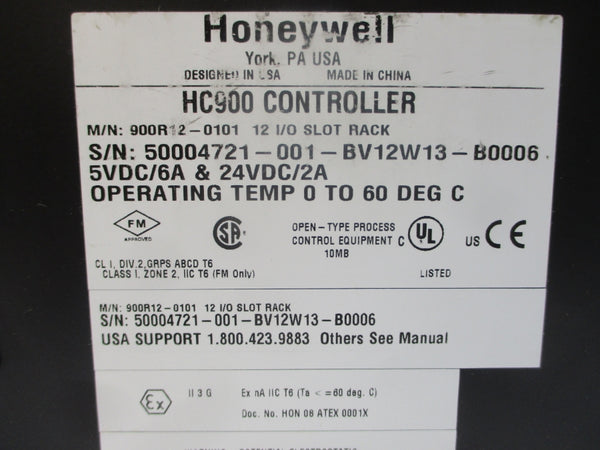 HONEYWELL 900R12-0101 HC900 24VDC 2A NSMP