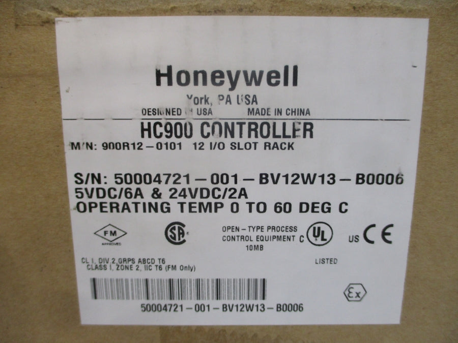 HONEYWELL 900R12-0101 HC900 24VDC 2A NSMP