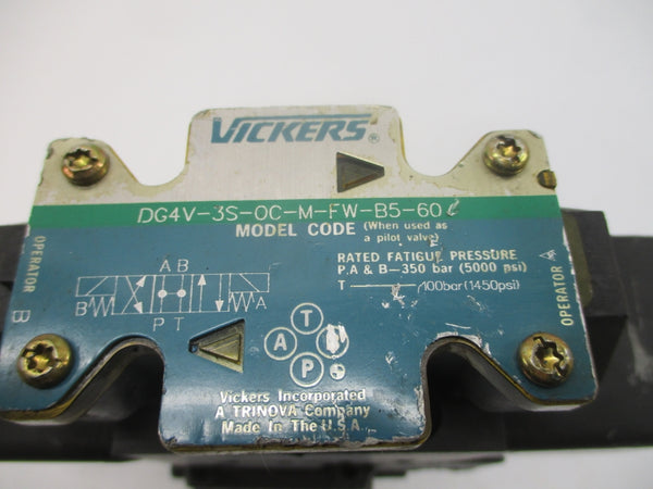VICKERS CT5060CCMFWB5100 02-136188 110/120V .48/.46A 500-2000PSI NSNP