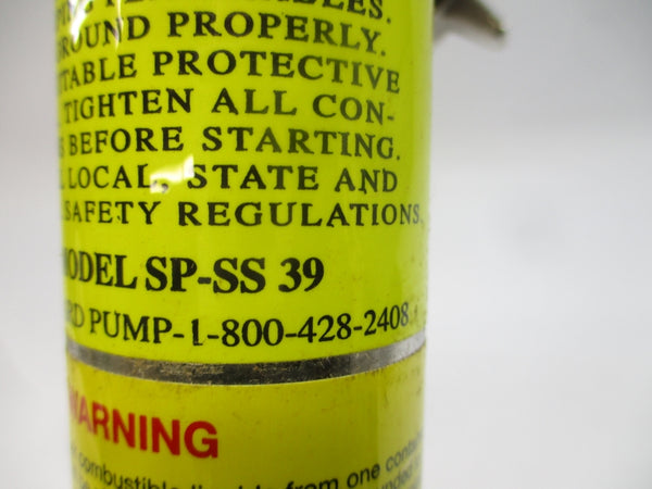 STANDARD PUMP SP-SS39 NSNP