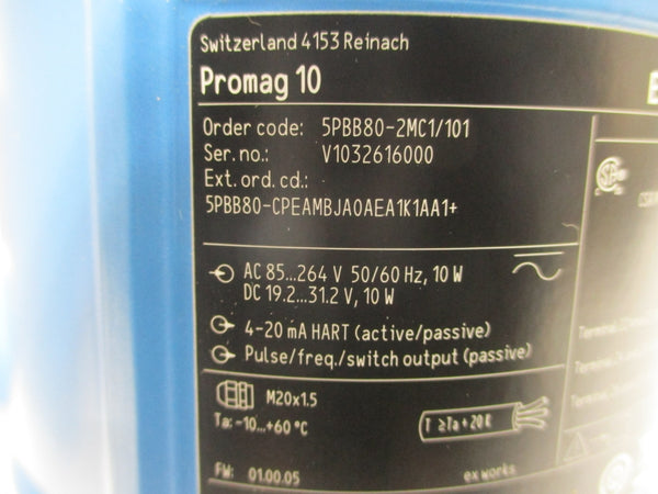 ENDRESS+HAUSER 5PBB80-2MC1/101 85-264VAC 3" NSMP