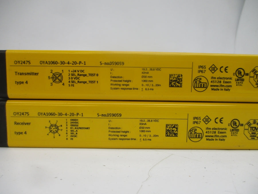 IFM ELECTRONIC OY247S OYA1060-30-4-20-P-1 24VDC NSMP