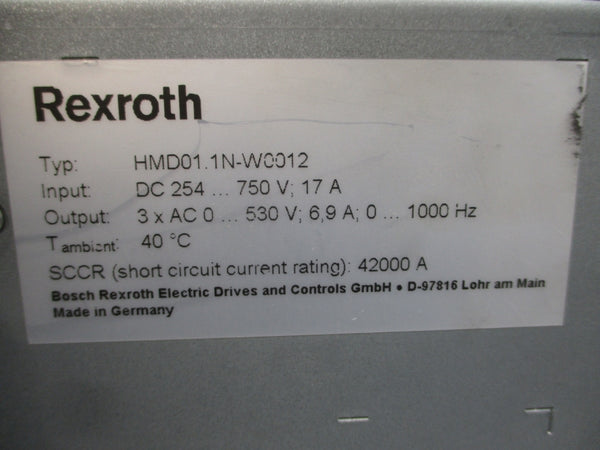 REXROTH CDB01.1C-ET-EN1-EN1-NNN-NNN-L2-S-NN-FW R911328496 254-750VDC 17A UNMP