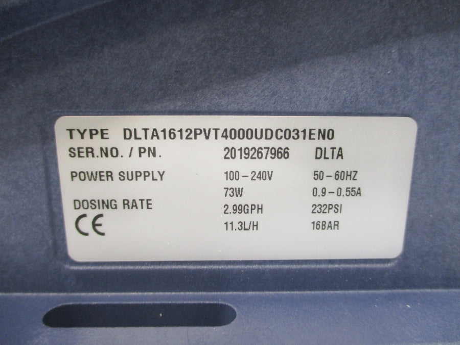 PROMINENT DLTA1612PVT4000UDC031EN0 100-240V 0.9-0.55A 232PSI NSNP