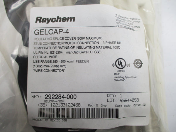 RAYCHEM GELCAP-4 292284-000 (PKG OF 5) 600V NSMP
